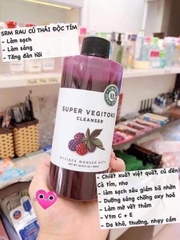 Sữa Rửa Mặt Rau Củ Thải Độc Super Vegitoks màu tím 300ml