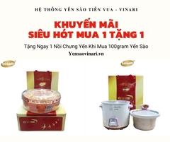 Yến Sào Tinh Chế Đặc Biệt 100gram - Hộp Thiếc Hoàng Kim