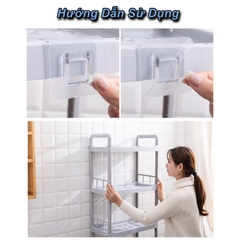 Kệ Nhà Vệ Sinh Nhựa 2 Tầng