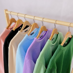 Áo Sweater Form Rộng Trơn Vải Nỉ