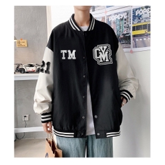 Áo Khoác Dù Nữ Kiểu Bomber In Chữ TM 06