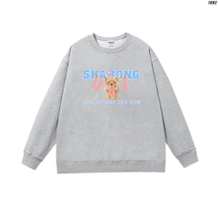 Áo khoác Sweater nỉ bông nam nữ unisex Gấu UI 1082 HY KOREA