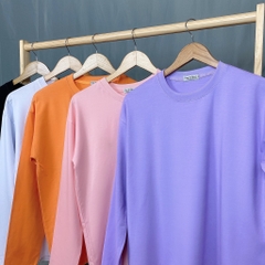 Áo Thun Nam Tay Dài  PHOM RỘNG, Vải Cotton 75%, Co Giãn 4 Chiều, In Hình DC242.