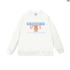 Áo khoác Sweater nỉ bông nam nữ unisex Gấu UI 1082 HY KOREA