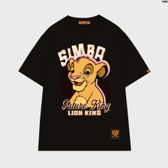 Áo thun tay lỡ HY KOREA Lion King 1444 form rộng tay lỡ nam nữ