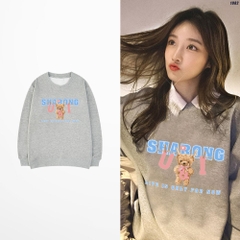 Áo khoác Sweater nỉ bông nam nữ unisex Gấu UI 1082 HY KOREA