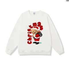 Áo Sweater nam nữ nỉ bông Gấu christmas 1134 HY KOREA