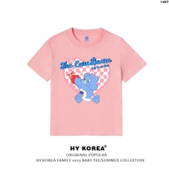 Áo Baby Tee HY KOREA 100% Cotton Care Bears Love 1407