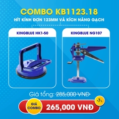 KB1123.18 - Combo hít kính HK1-50 kèm nâng gạch NG107 Kingblue