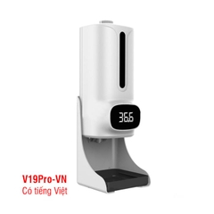Máy xịt khuẩn đo nhiệt độ V19Pro-VN có tiếng Việt