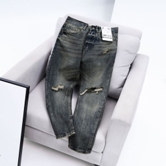 Quần Jeans Slim Cropped Paint