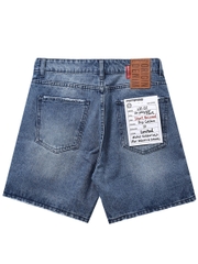 Quần Shorts Jean Relaxed Ruber