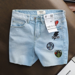 Quần Shorts Jean Relaxed Cactus