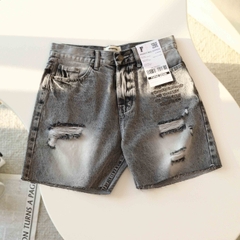 Quần Shorts Jean Relaxed Carbon