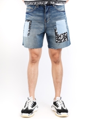 Quần Shorts Jean Relaxed Pin