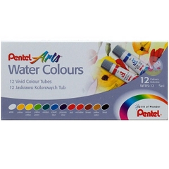 Màu Nước Pentel WFRS-12 (12 Màu) - Dạng Tuýp
