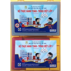 Bộ Thiết Bị Thực Hành Toán + Tiếng Việt - Lớp 1