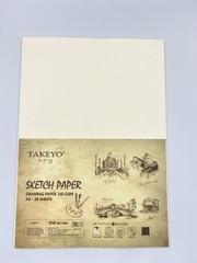 Tệp Giấy Vẽ A3 TAKEYO 20 Tờ - 8735