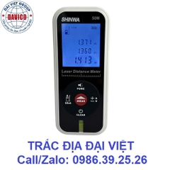 MÁY ĐO KHOẢNG CÁCH LASER TIA XANH SHINWA 50M