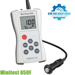 Minitest 650F Máy đo độ dày lớp phủ, nền từ tính, 0-3000 micromet.