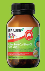 BRAUER BABY & KIDS ULTRA PURE COD LIVER OIL WITH DHA