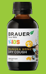 BRAUER MANUKA HONEY DRY COUGH 100ML