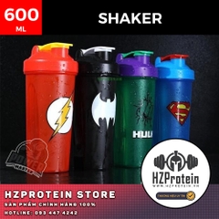 SHAKER SIÊU ANH HÙNG 700ML - BÌNH LẮC CÓ LÒ XO TIỆN LỢI