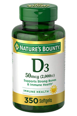Nature's Bounty Vitamin D3 2000IU - (350 Viên)