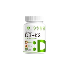 Deal Supplement Vitamin D3 + K2 - Viên uống bổ sung Vitamin D (250 viên)