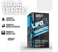 NUTREX LIPO6 BLACK DIURETIC (80 VIÊN)