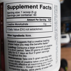 JNX Sports The Curse Micronized Creatine Monohydrate (300/500G)