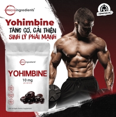 Micro Ingredients Yohimbine 10mg - Tăng Cơ Giảm Mỡ Giảm Cân