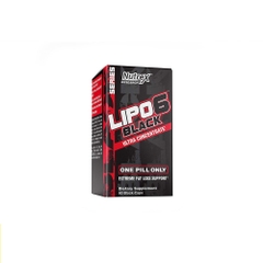 NUTREX LIPO6 BLACK ULTRA FAT BURNER, ĐỐT MỠ  LIPO 6 MẠNH MẼ (60 VIÊN)