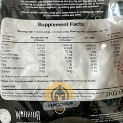 Warrior Whey Protein - Sữa Tăng Cơ - 2kg