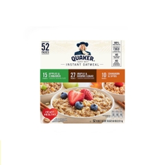 QUAKER INSTANT OATMEALS - YẾN MẠCH ĂN LIỀN GÓI TIỆN LỢI