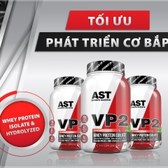 VP2 ISOLATE PROTEIN - WHEY TINH KHIẾT PHÁT TRIỂN CƠ BẮP (2 LBS)