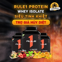 RULE 1 PROTEIN (ĐỎ) WHEY ISOLATE TĂNG CƠ BẮP- 5 LBS