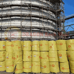 BÔNG CUỘN ĐAN LƯỚI (HBL) - Bông sợi đá DRAGON ROCKWOOL (100% Stone Wool)