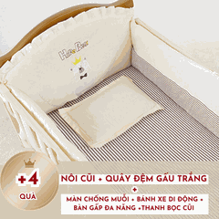 GIƯỜNG CŨI ĐA NĂNG CHO BÉ TỪ 0-12 TUỔI YOII - CDN01