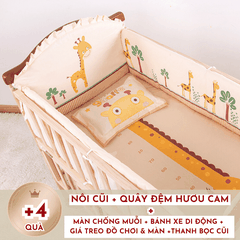 GIƯỜNG CŨI ĐA NĂNG CHO BÉ TỪ 0-12 TUỔI YOII - CDN01