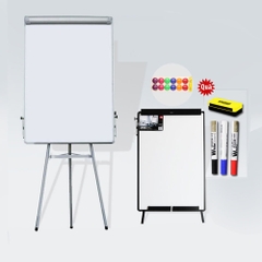 Bảng Flipchart Chân Rút A Kẹp Giấy, Viết Bút, Chân Di Động