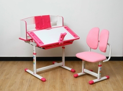 Bộ bàn ghế học sinh A11 thông minh chống gù chống cận có giá sách tiện lợi, kích thước lớn 60x80cm