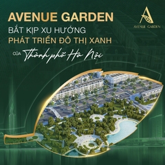 Bán biệt thự đơn lập tại dự án Avenue Garden - Tây Thăng Long