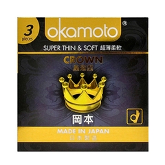 Bao cao su Okamoto Crown, Hộp 3 cái