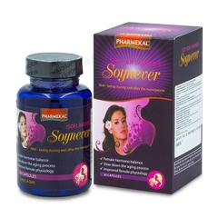 Tinh chất mầm đậu nành Pharmekal Soy Isoflavones Soynever, Hộp 30 viên