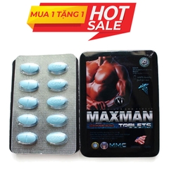 Thuốc cường dương MaxMan USA 3800mg, Hộp 10 viên