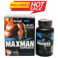 Thuốc cường dương MaxMan USA cao cấp tăng kích thước, Hộp 60 viên