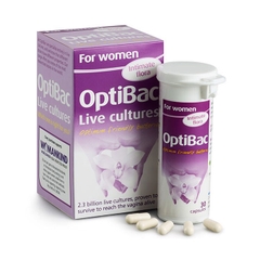 Men vi sinh Optibac Probiotics For Women tăng cường sinh lý nữ, Hộp 30 viên