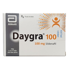 Thuốc cường dương Daygra 100 mg, Hộp 4 viên
