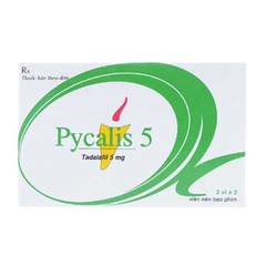 Thuốc cường dương Pycalis 5 mg, Hộp 4 viên